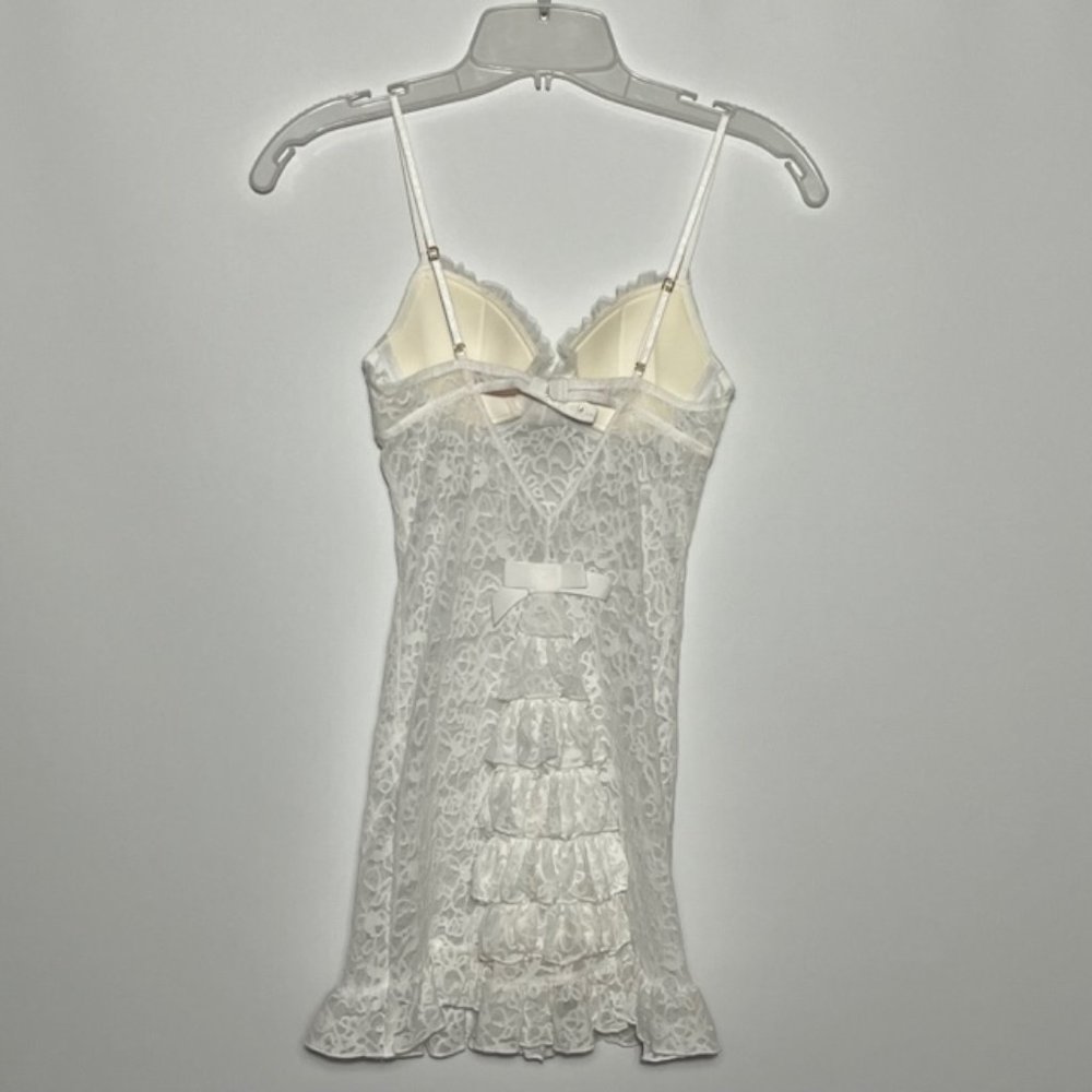 VICTORIA'S SECRET White "The Lacie" Lingerie Size S/P NWOT - Picture 14 of 16